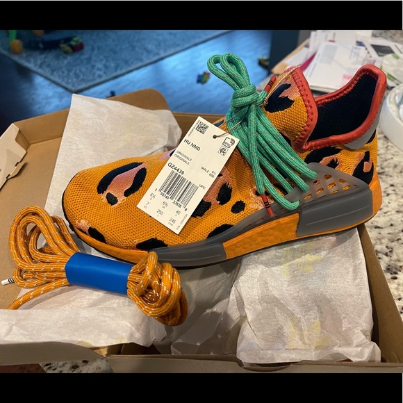 Brand New, Animal Print Adidas HU NMD - Size 7M=8.5W (Runs big & fits like 7.5M) - Picture 2 of 6